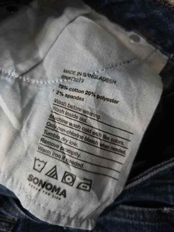 Vintage Y2K Sonoma Mid Rise Bootcut Jeans UK Size 10 Tall