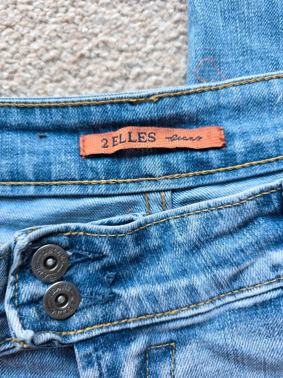 Vintage Y2K 2 Elles Low Rise Bootcut Jeans UK Size 14 Tall