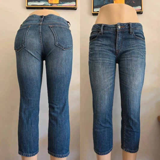 Vintage Y2K HushHush Low to Mid Rise Cropped Jeans UK Size 8/10