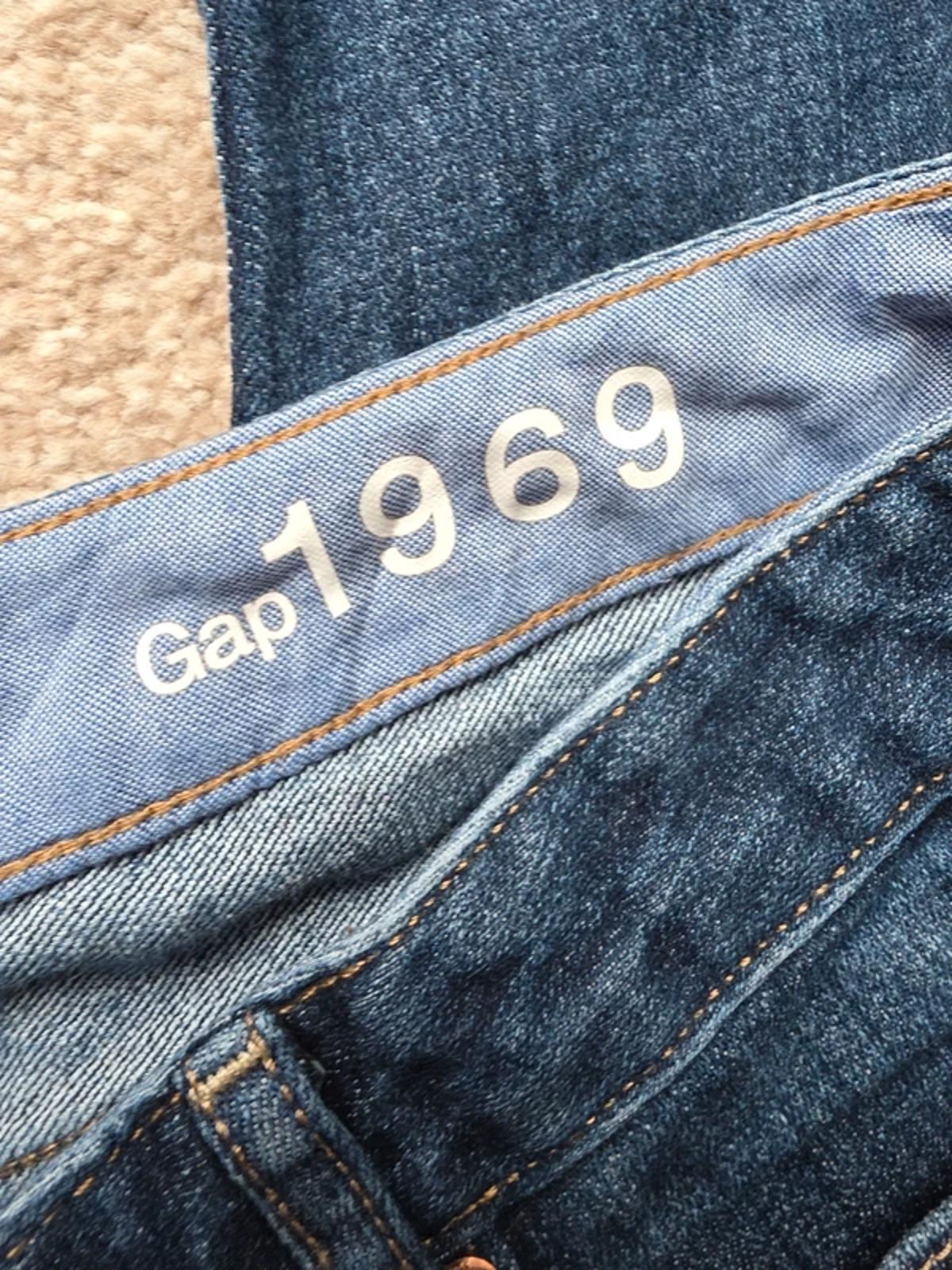 Vintage Y2K GAP Low Rise Bootcut Jeans UK Size 12 Petite