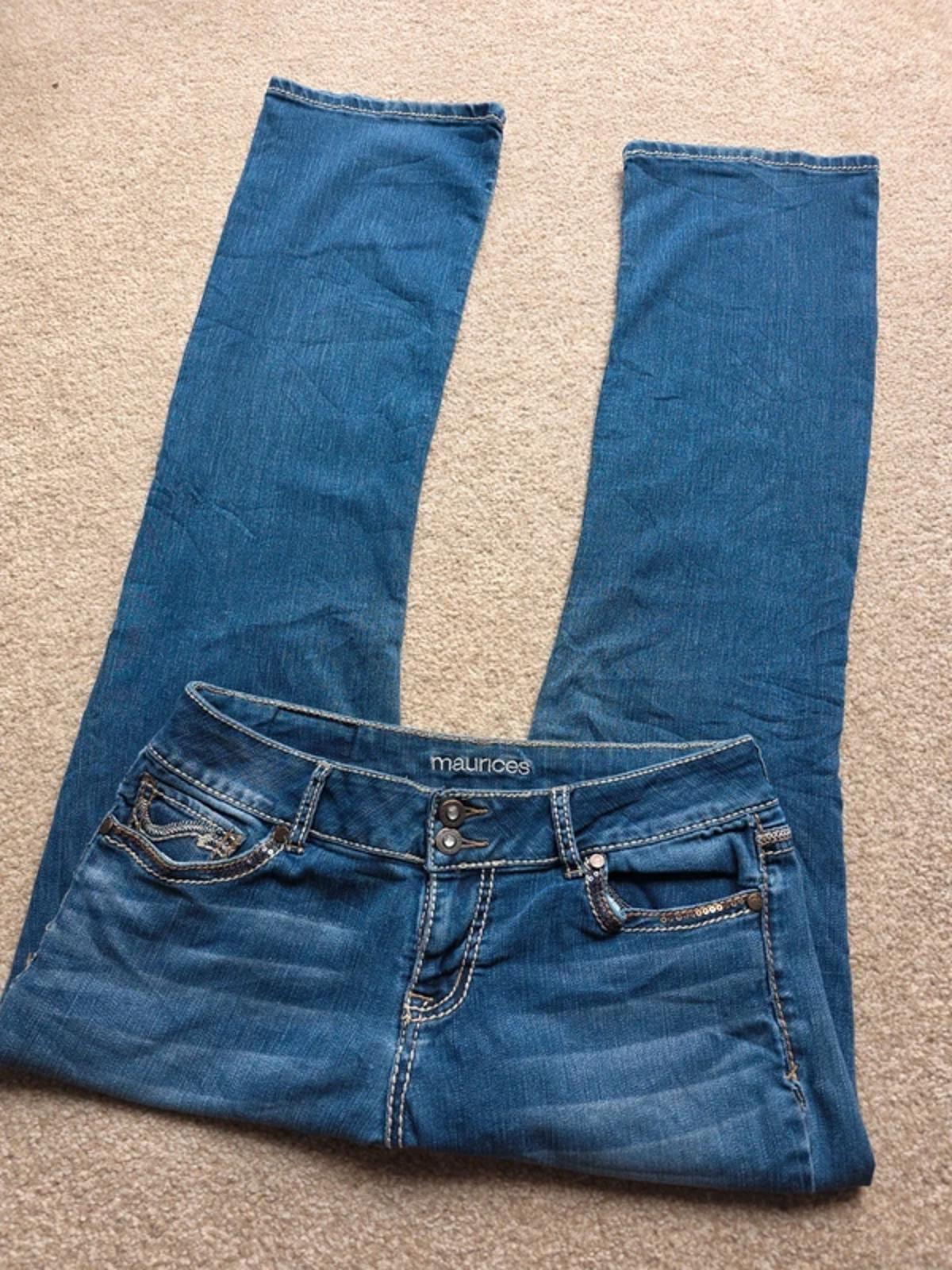 Vintage Y2K Maurices Mid Rise Bootcut Jeans UK Size 12