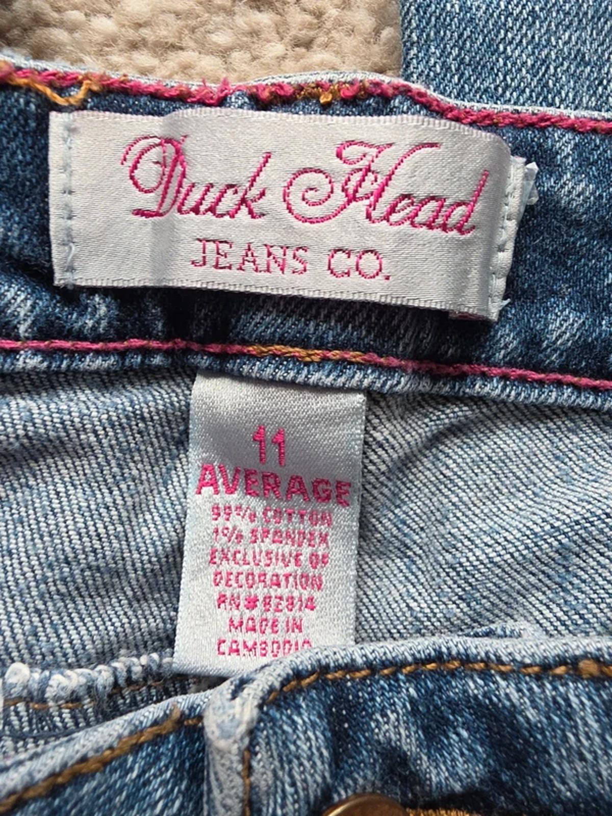 Vintage Y2K Duck Head Low Rise Bootcut Jeans UK Size 12
