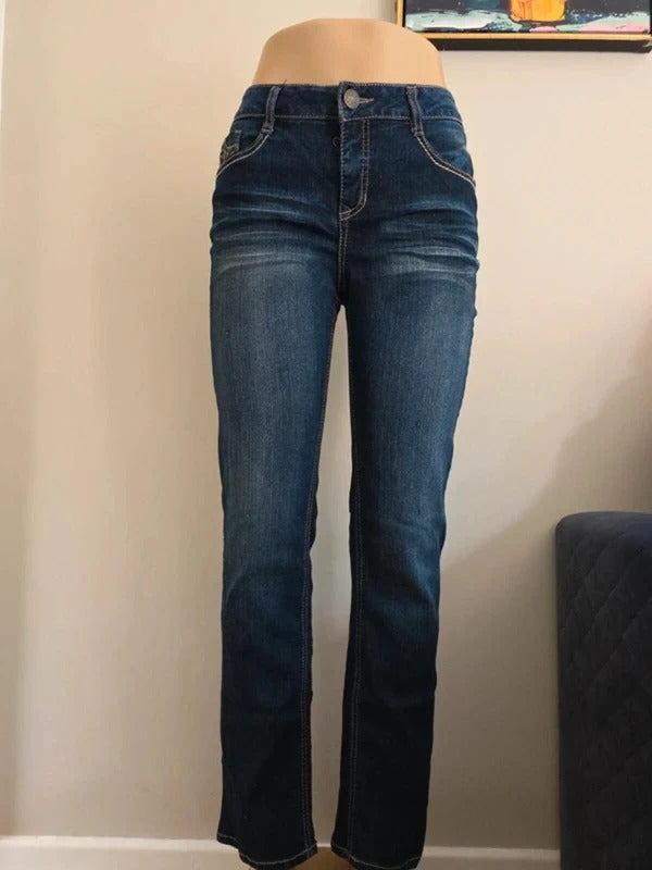 Beau Dawson Vintage Y2K Mid Rise Straight Jeans UK Size 10