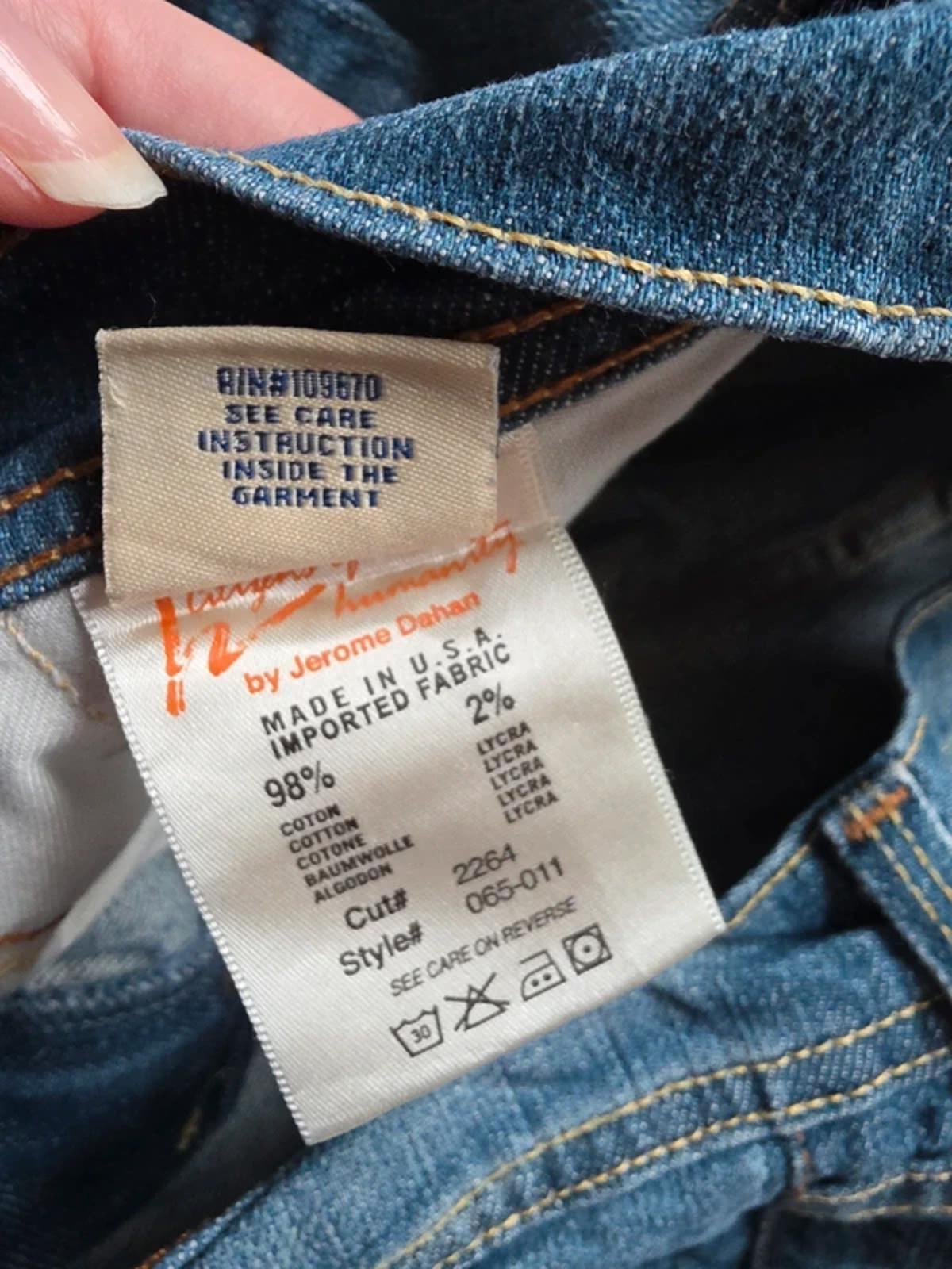 Vintage Y2K Citizens of Humanity Low Rise Flared Jeans UK Size 8 Petite
