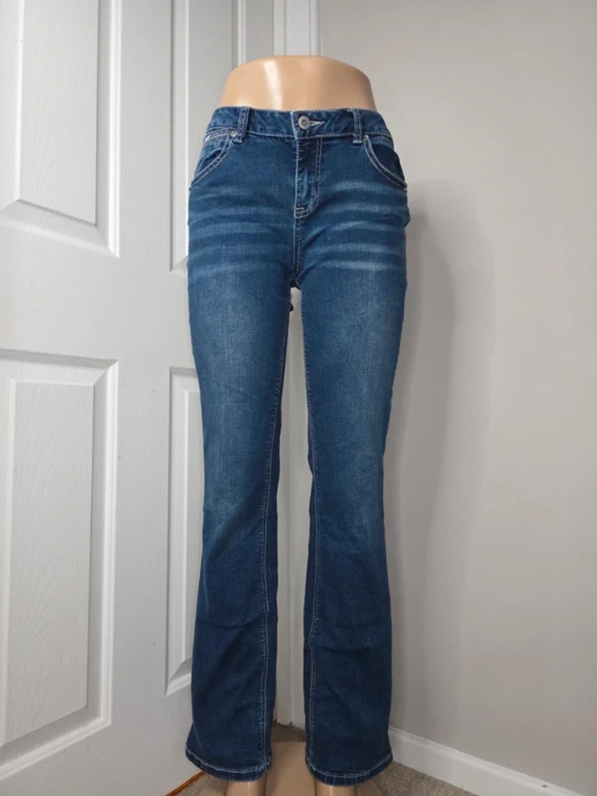 Maurices Mid Rise Bootcut Jeans UK Size 6/8 Vintage Y2K