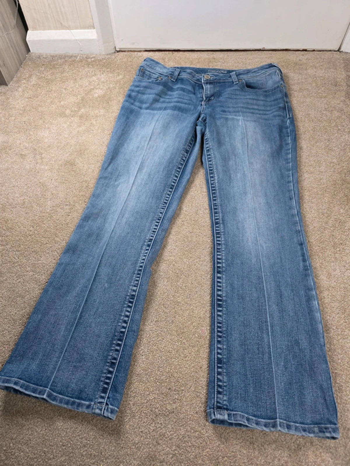 Y2K Maurices Mid Rise Bootcut Jeans UK Size 16 Short