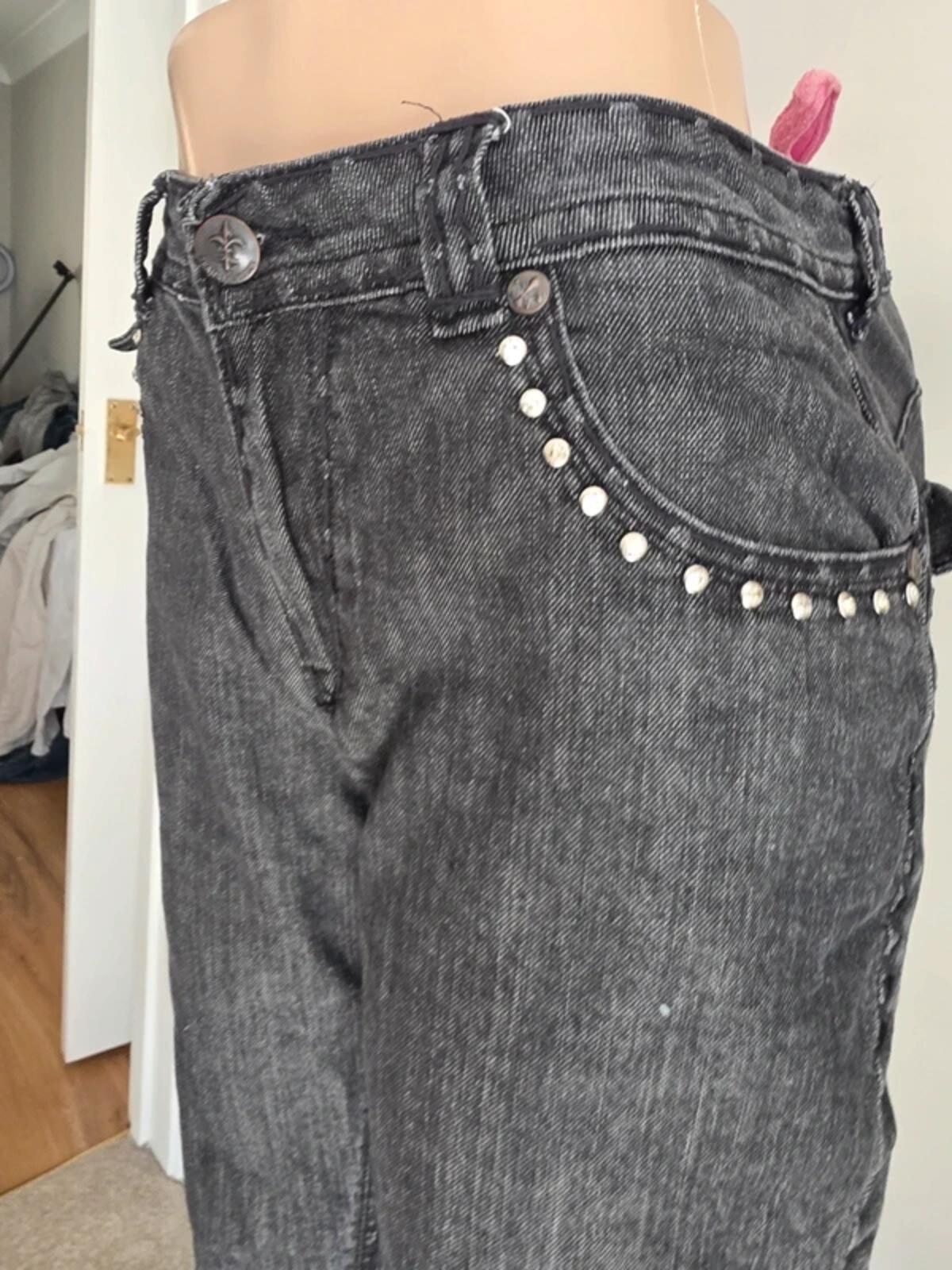 Vintage Y2K Jeans De Fleur High Rise Slim Jeans UK Size 16