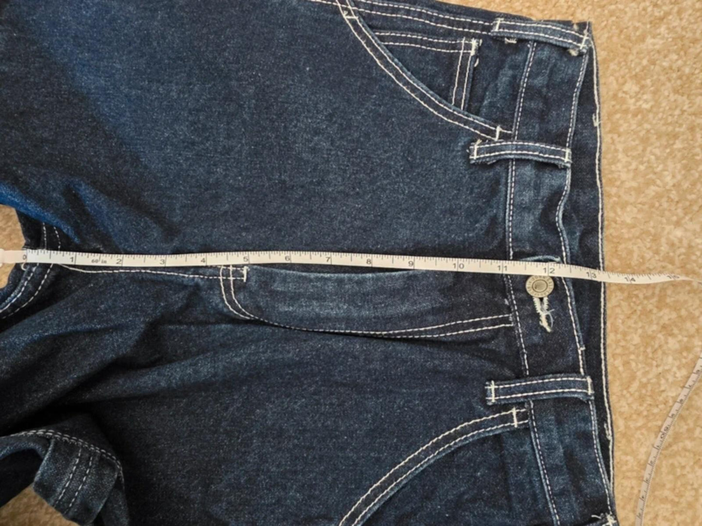J. GALT High Rise Carpenter Vintage Y2K Jeans UK Size 4/6 Petite