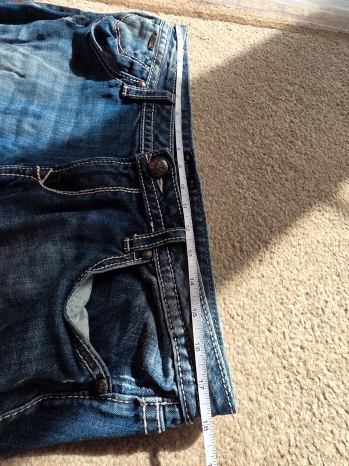 Vintage Y2K Rerock Low Rise Skinny Jeans UK Size 14