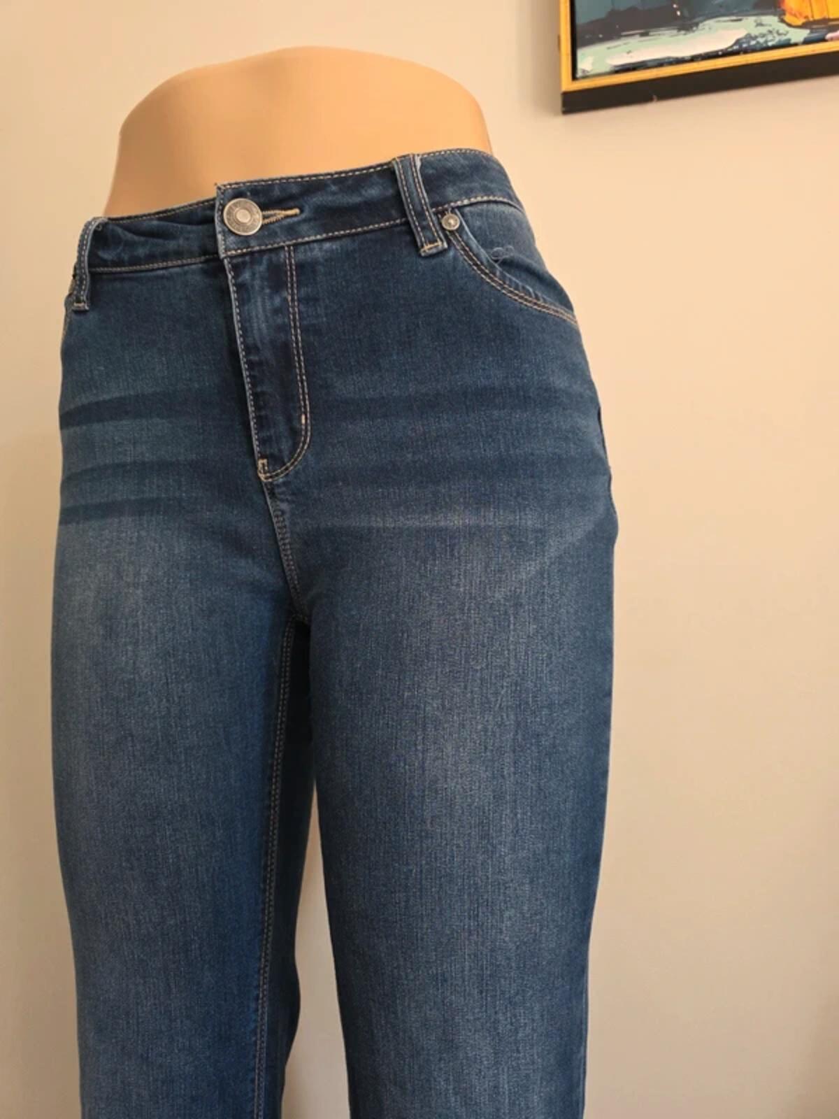 Buffalo David Bitton Vintage Y2K Mid Rise Straight Jeans UK Size 10