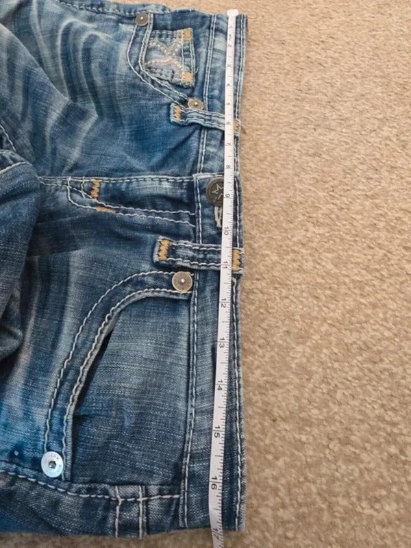 Big Star Low Rise Capri Vintage Y2K Jeans UK Size 10/12