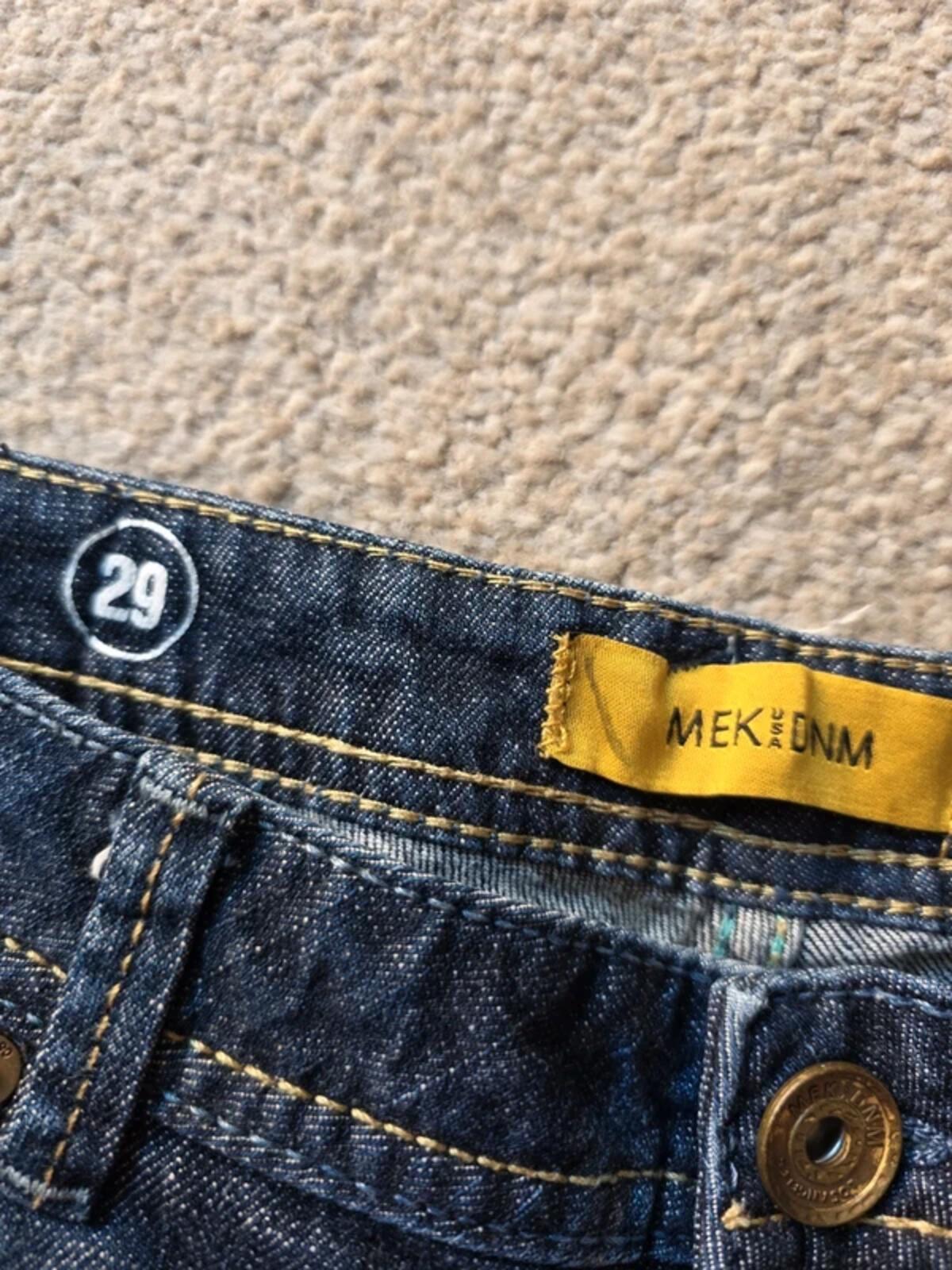 Mek Denim Low Rise Skinny Jeans UK Size 8/10 Tall
