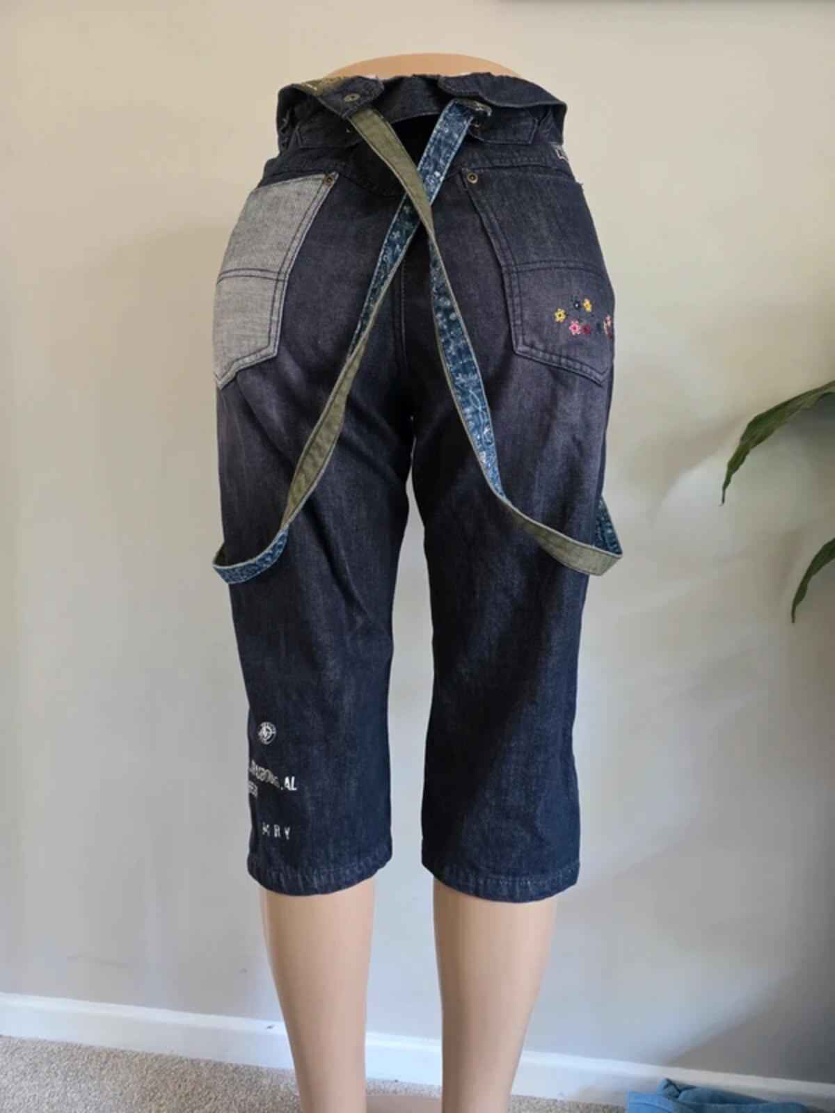 Special High Rise Capri Street Wear Jeans UK Size 10
