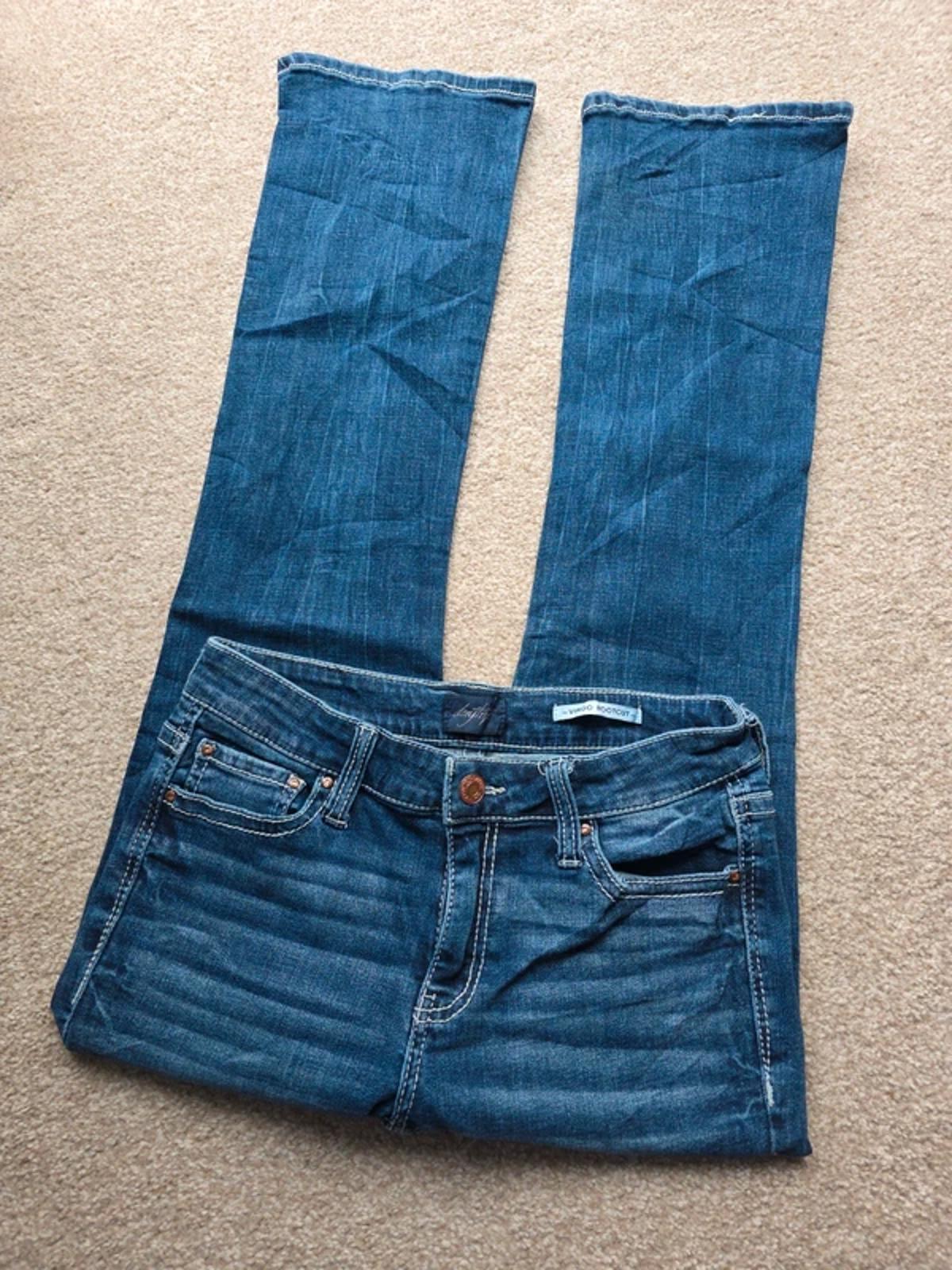 Vintage Y2K Daytrip Virgo Bootcut Mid Rise Jeans UK Size 10