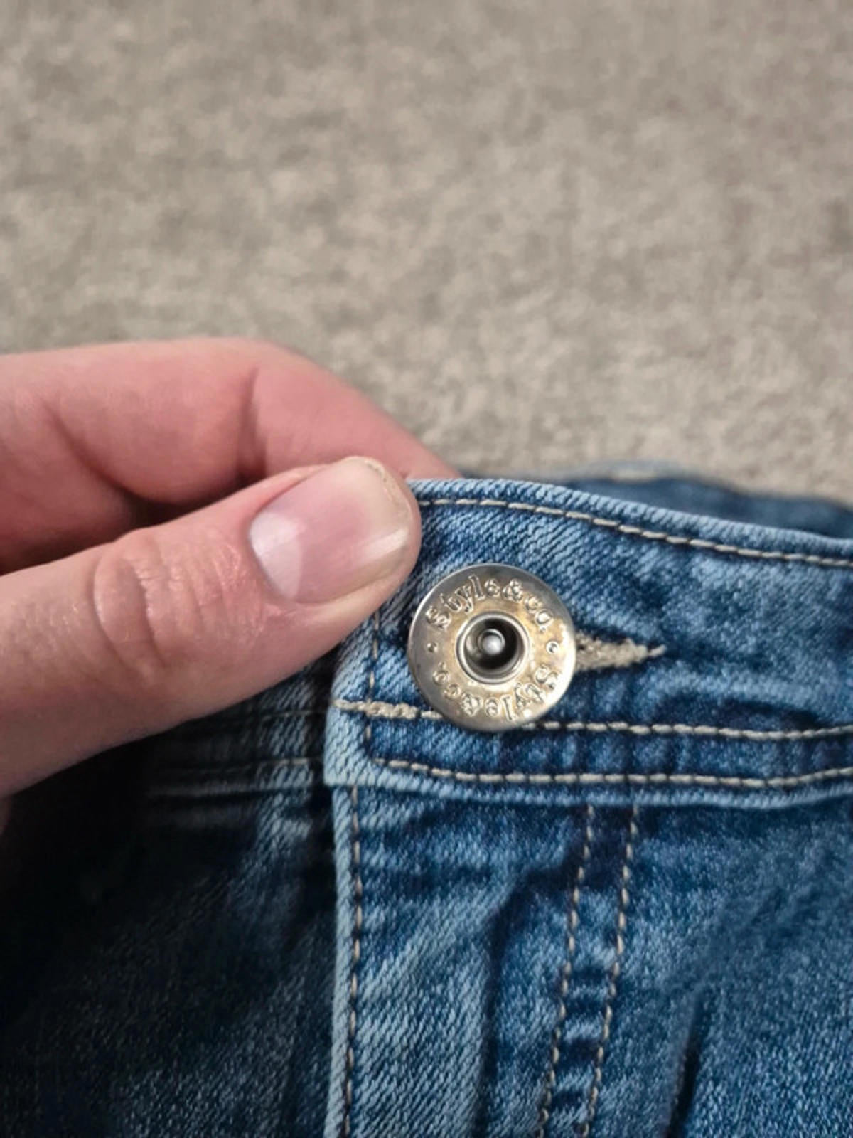 Vintage Y2K Style & Co Denim Mid Rise Capri Jeans – UK 8 (23| inseam) |