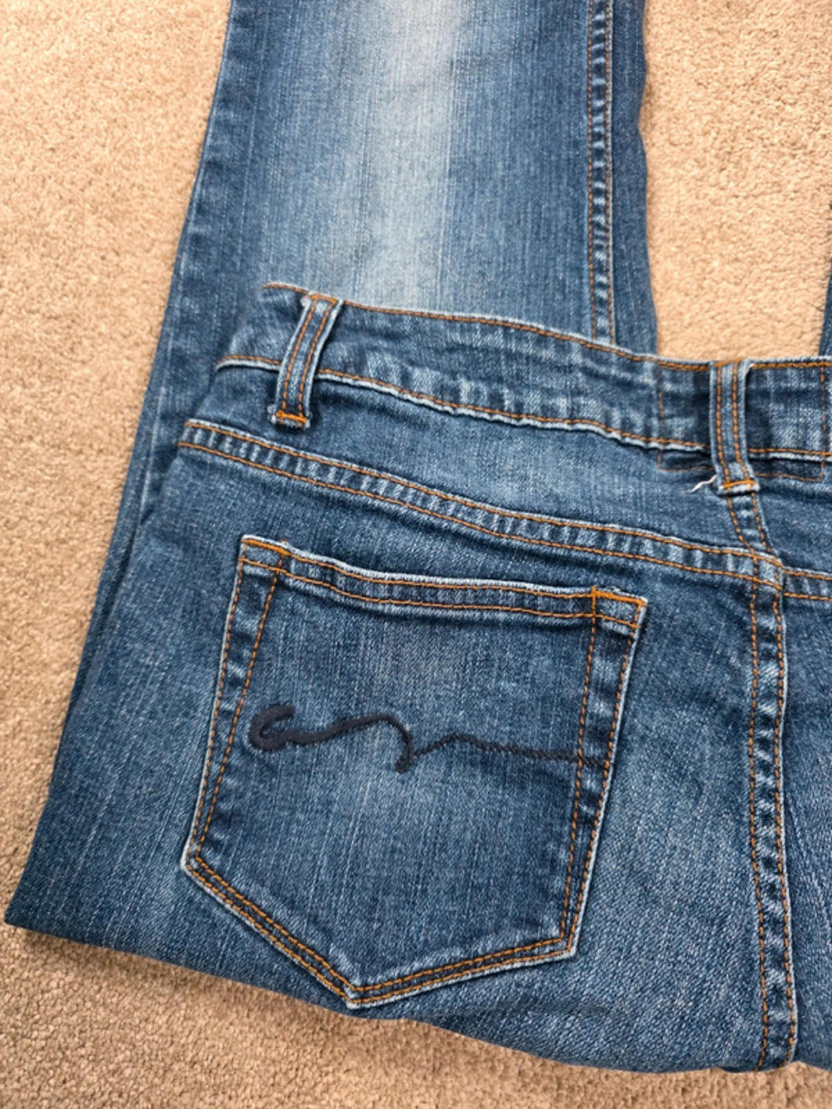Vintage Y2K American Rag Low Rise Bootcut Jeans UK Size 10 Petite