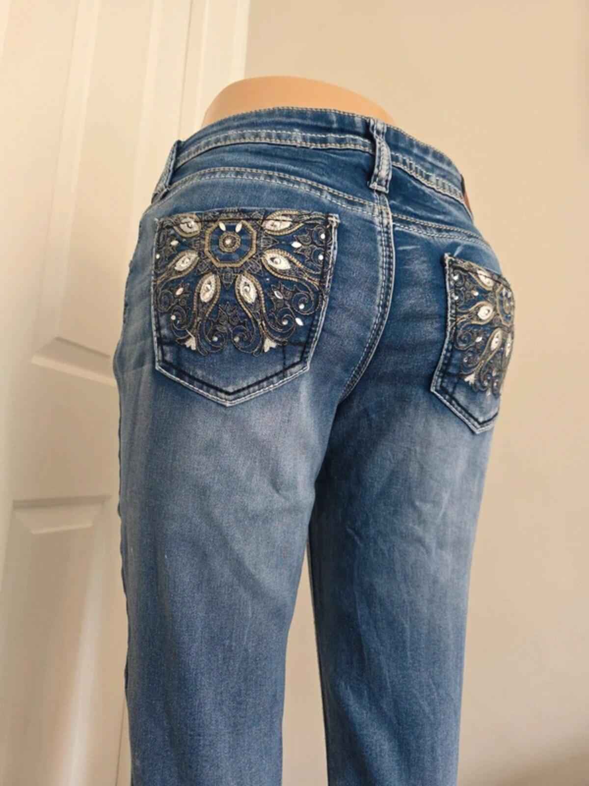 Hydraulic Low Rise Skinny Vintage Y2K Jeans UK Size 10