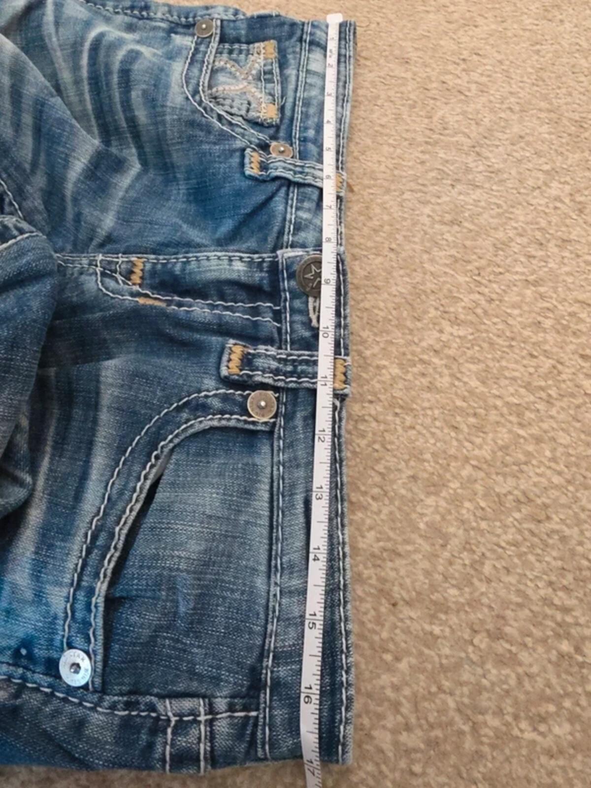 Big Star Low Rise Capri Vintage Y2K Jeans UK Size 10/12