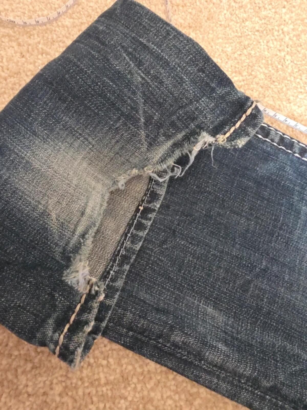 Big Star Vintage Y2K Ultra Low Rise Bootcut Jeans UK Size 6/8 Tall