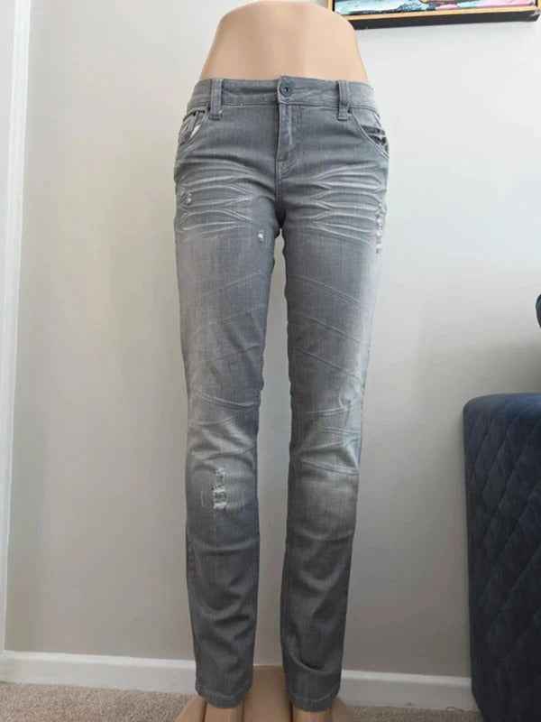 T Five Low Rise Slim Vintage Y2K Jeans UK Size 10
