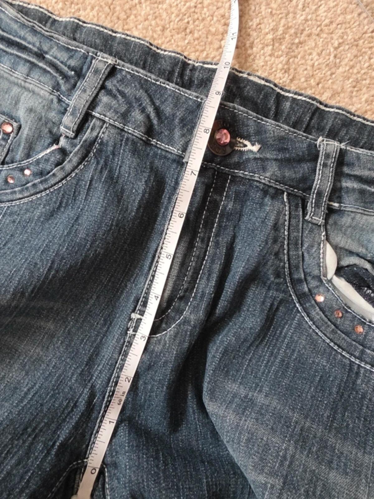 Kikstar Vintage Y2K Mid Rise Bootcut Jeans UK Size 10
