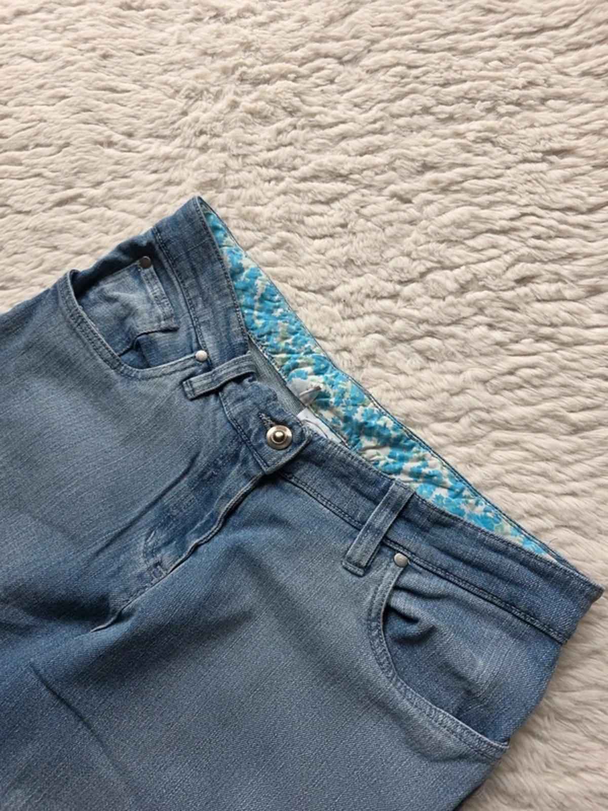 Vintage Y2K Mid Rise Mini Bootcut Jeans UK 12