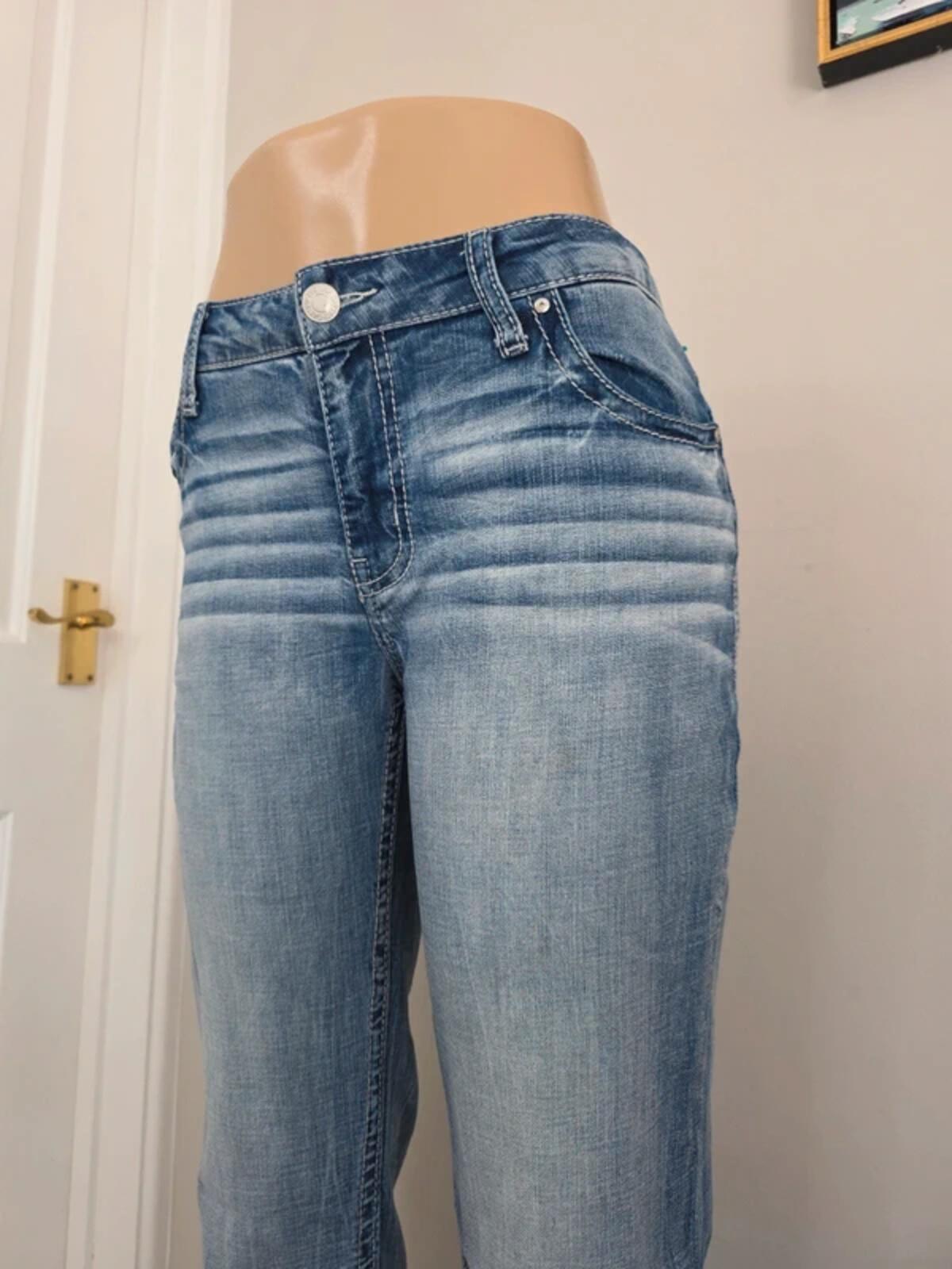 Daytrip Mid Rise Bootcut Vintage Y2K Jeans UK Size 12 Tall
