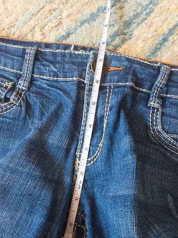 Ariya Low Rise Skinny Bootcut Vintage Y2K Jeans UK Size 8 Petite