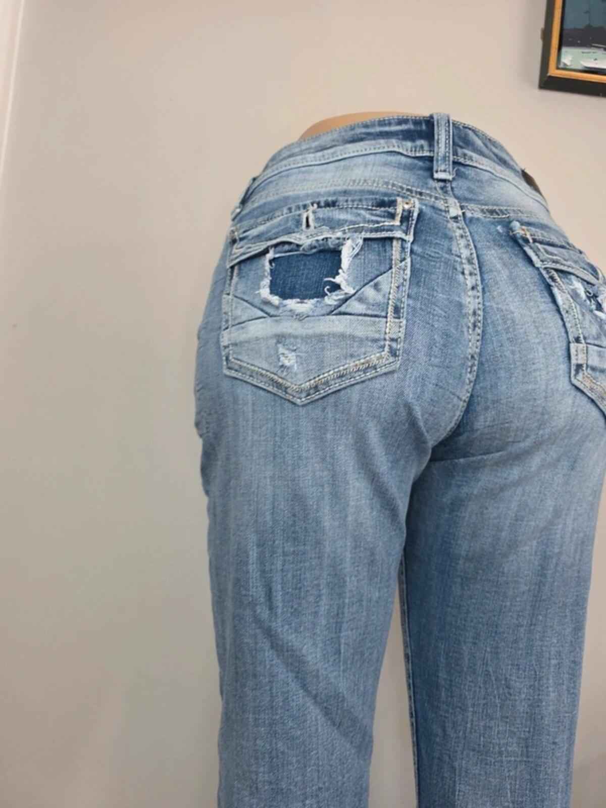 Daytrip Mid Rise Straight Vintage Y2K Jeans UK Size 12