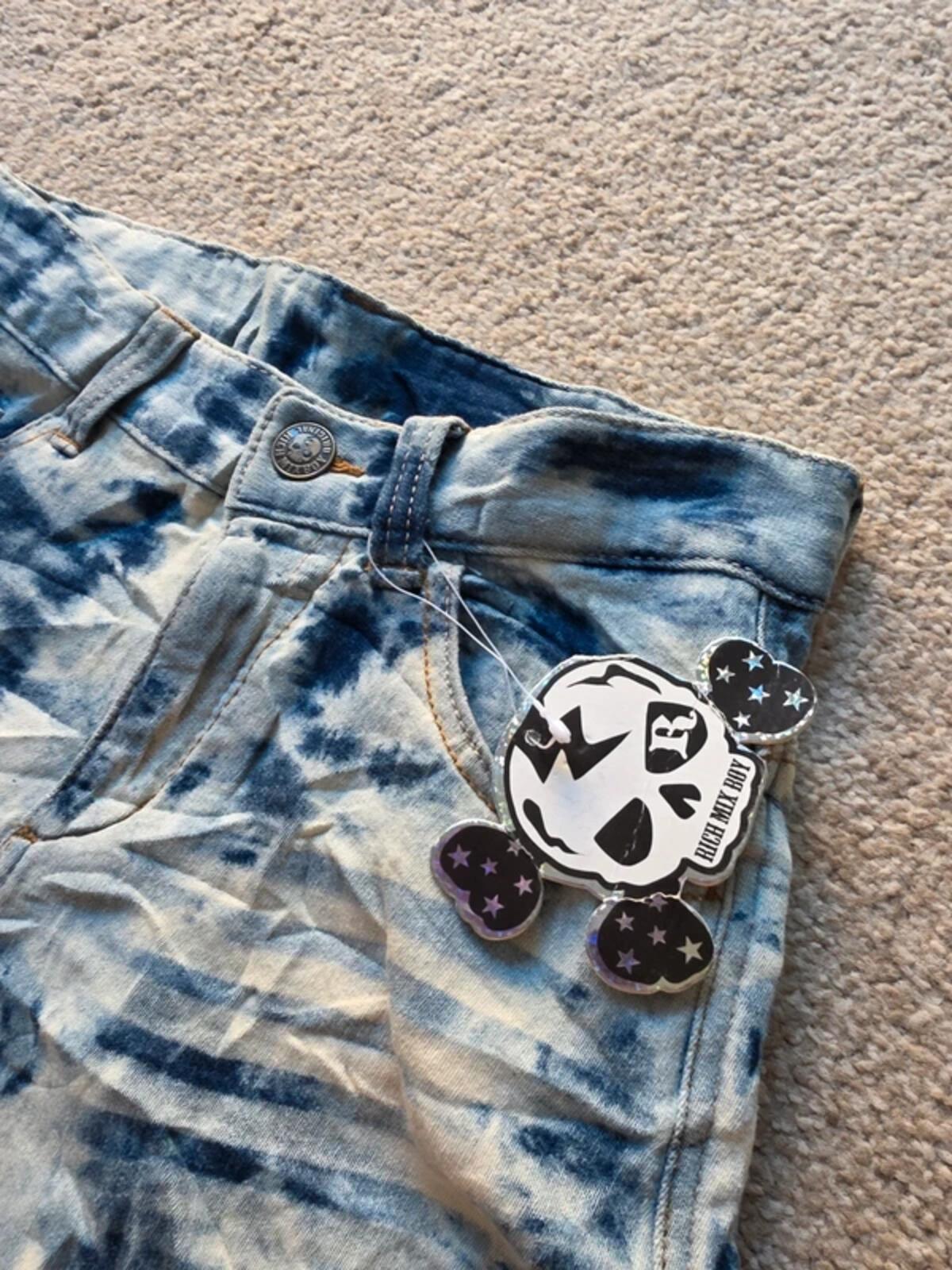 Vintage Y2K Rich Mix Boy High Rise Cropped Jeans UK Size 6/8