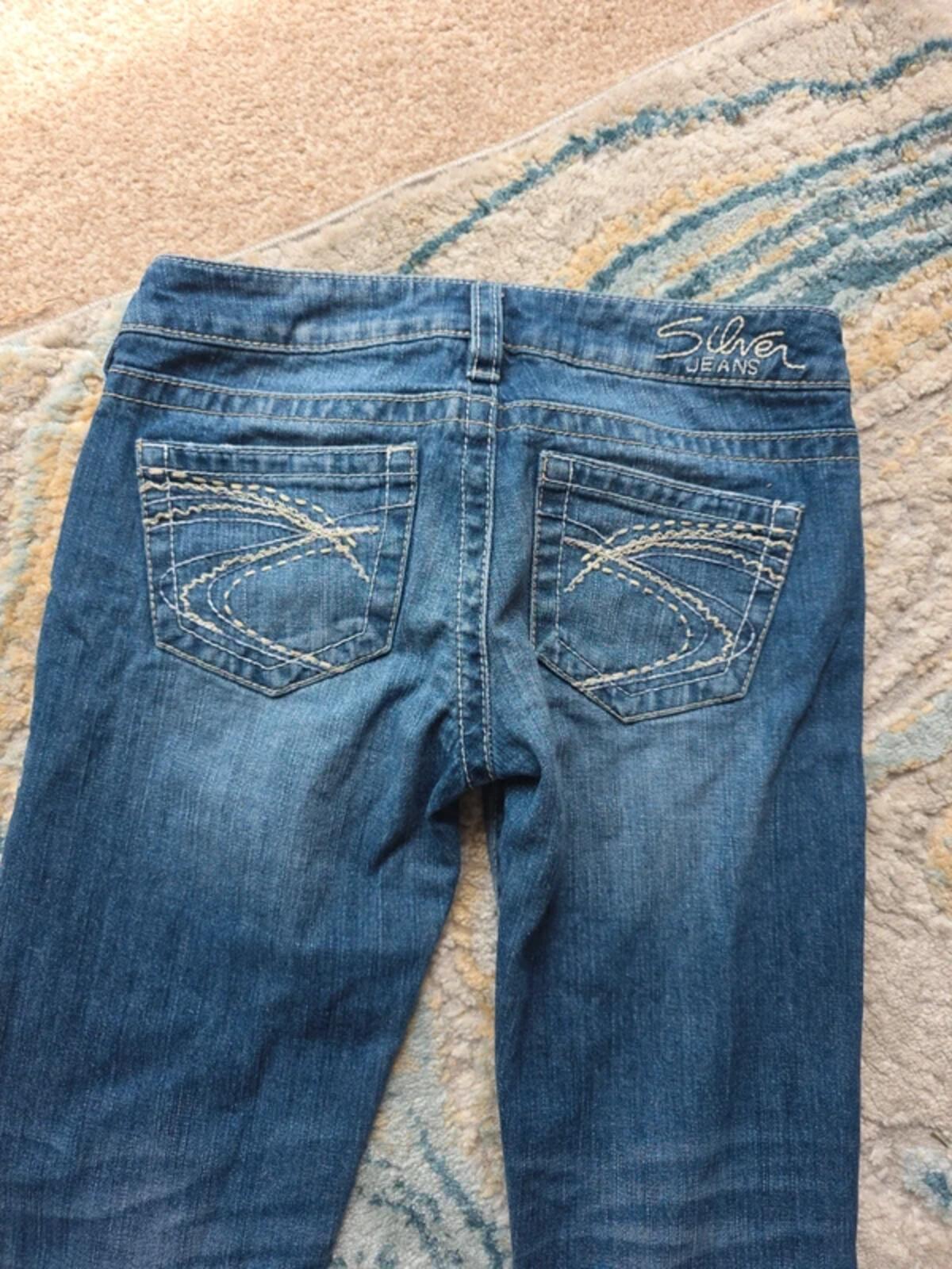 Silver Jeans Ultra Low Rise Bootcut Vintage Y2K Jeans UK Size 4/6 Tall