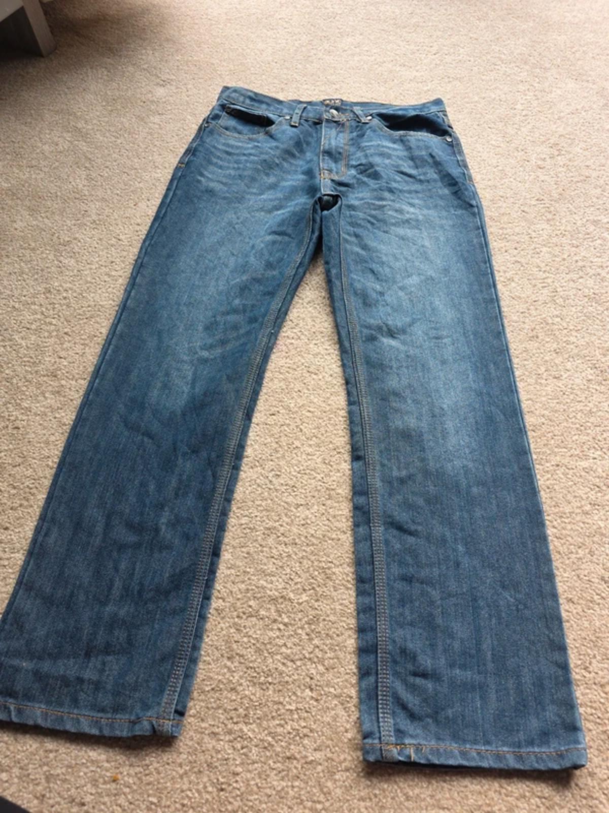 Vintage Y2K Fusai Mid Rise Slim Straight Jeans UK Size 10 Petite