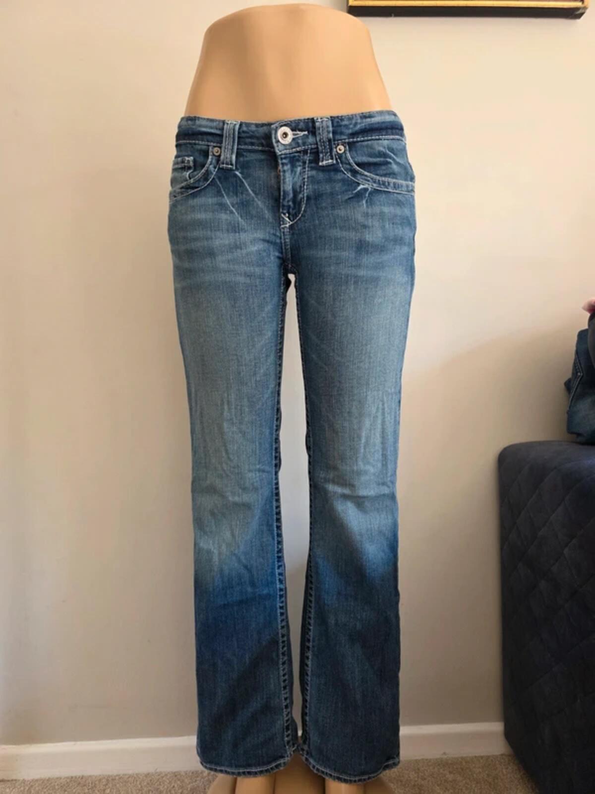 Big Star Ultra Low Rise Bootcut Jeans UK Size 8