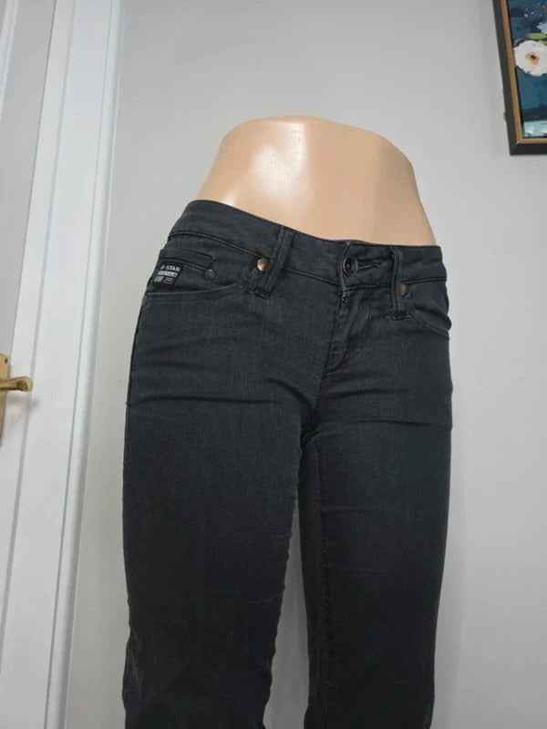 G-Star Low Rise Slim Vintage Y2K Jeans UK Size 6/8