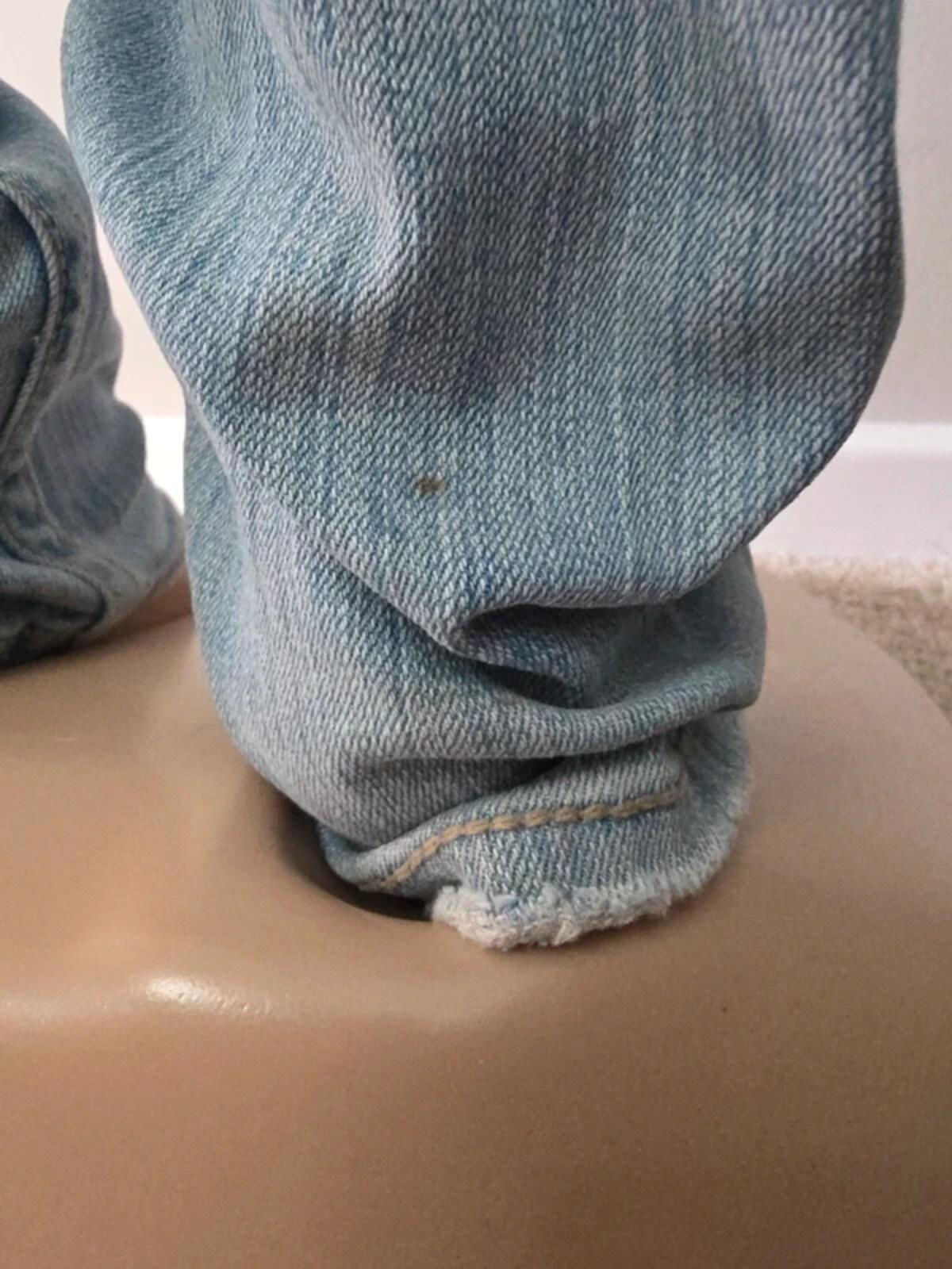 R.E.U.S.E Low Rise Straight Vintage Y2K Jeans UK Size 8 Very Tall