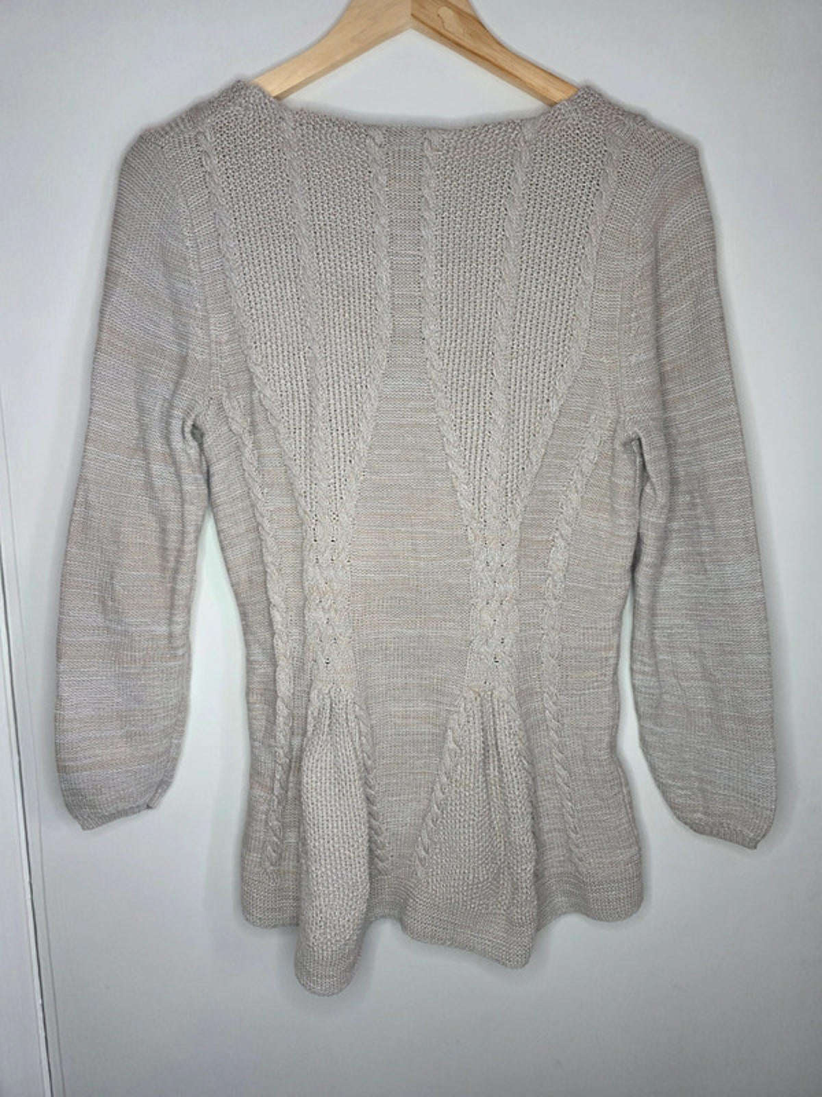 Cupio Cable Knit Long Sleeve Jumper UK 10