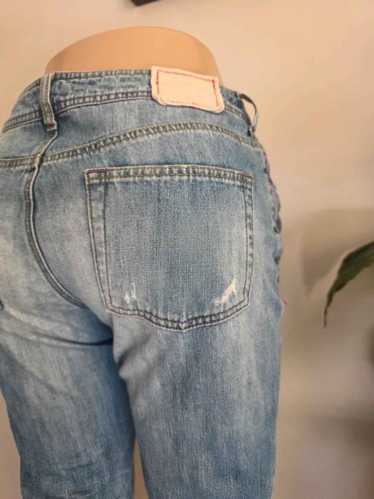 World Jeans International Mid Rise Capri Jeans UK Size 10