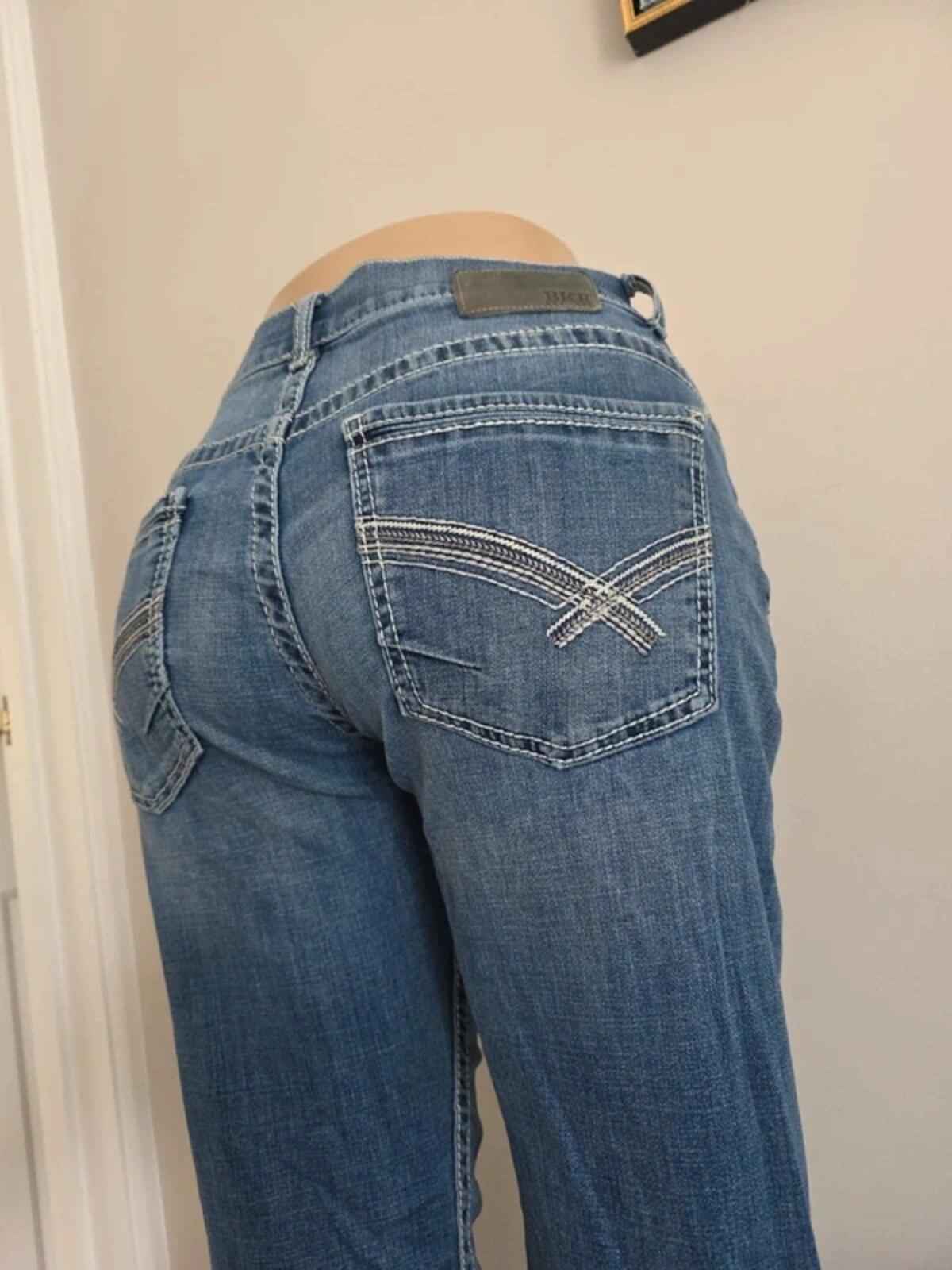 BKE Mid Rise Bootcut Vintage Y2K Jeans UK Size 16 Tall