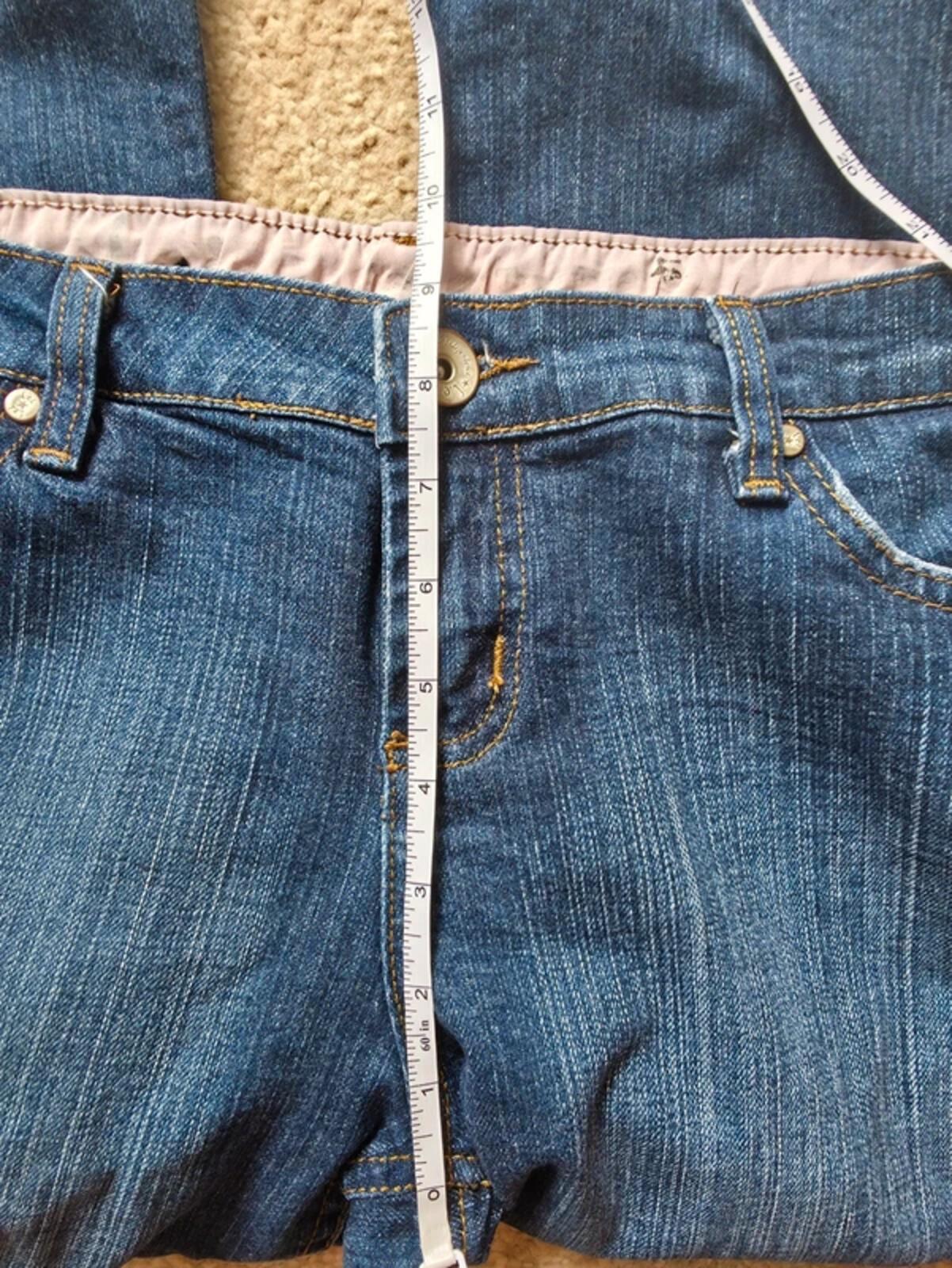 L.e.i Low Rise Relaxed Flared Vintage Y2K Jeans UK Size 12/14