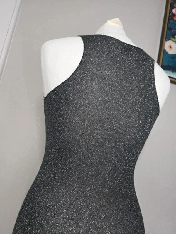 A. Vanto Sparkly Metallic Vest Top UK Size 8/10