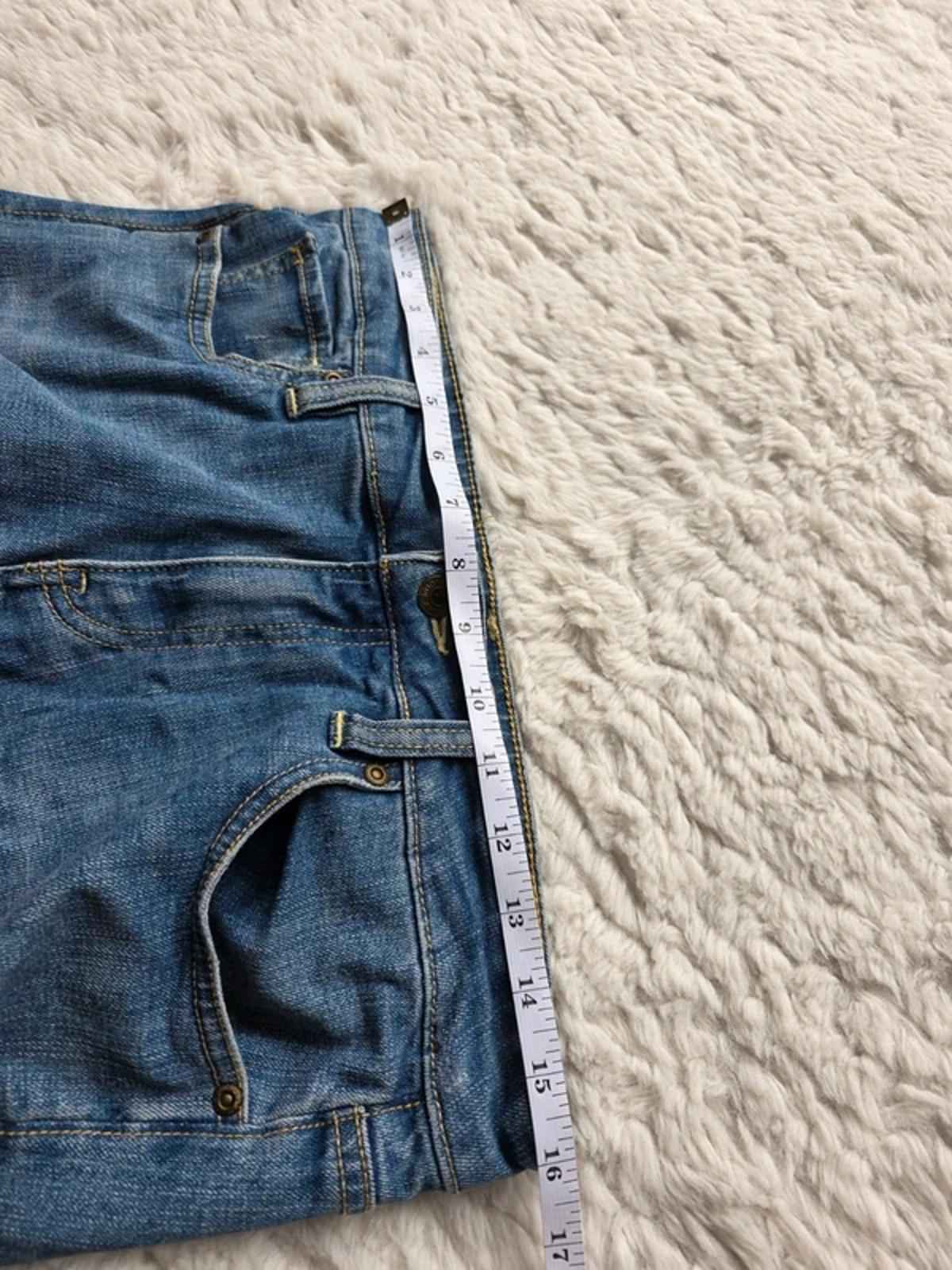Vintage Y2K Old Navy Mid Rise Bootcut Abstract Festival Grunge Jeans UK 12