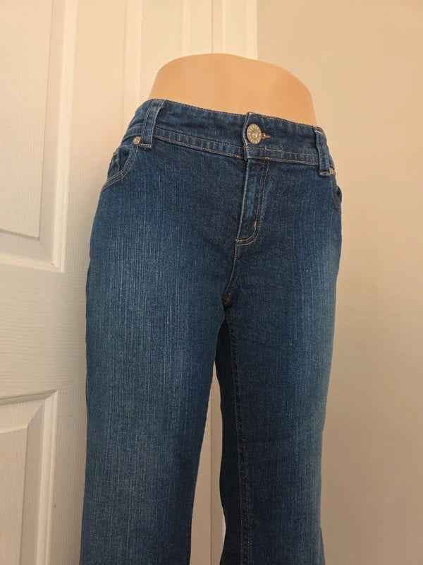 Axcess Mid Rise Bootcut Vintage Y2K Jeans UK Size 12