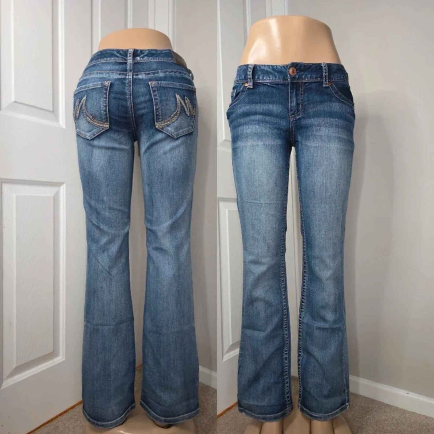 Maurices Low Rise Bootcut Jeans UK Size 8/10 Vintage Y2K