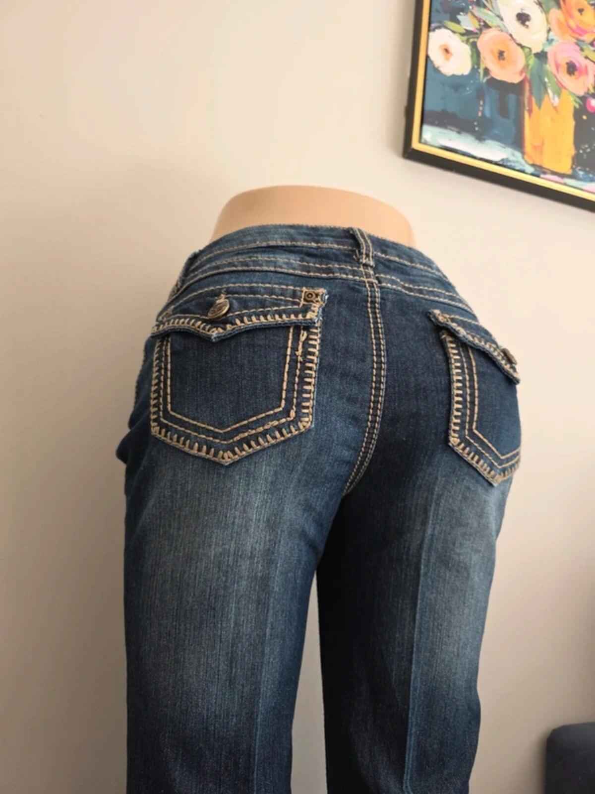Earl Jeans Mid Rise Bootcut Jeans UK Size 10 Vintage Y2K