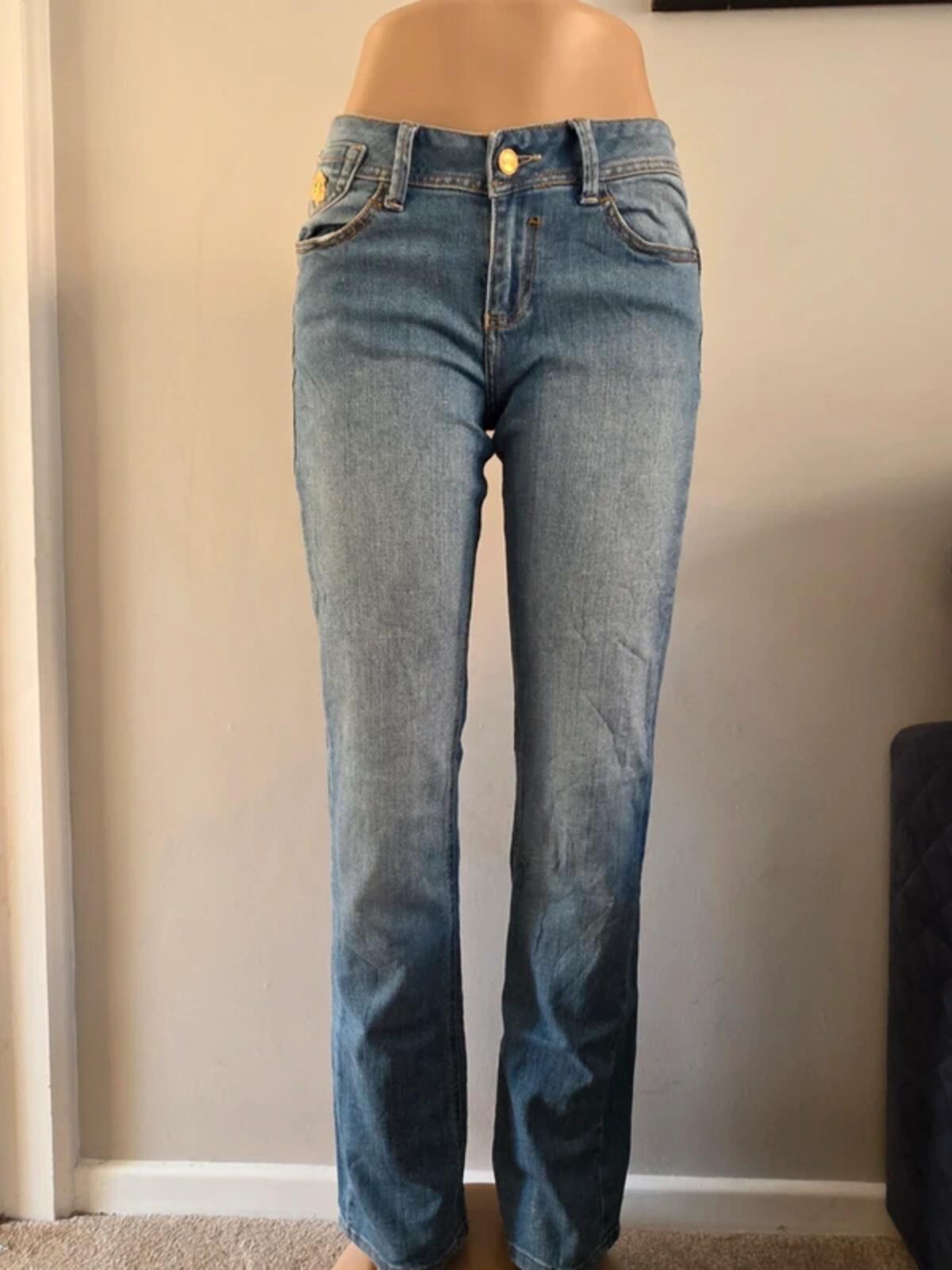 Dereon Low Rise Straight Leg Vintage Y2K Jeans UK Size 10