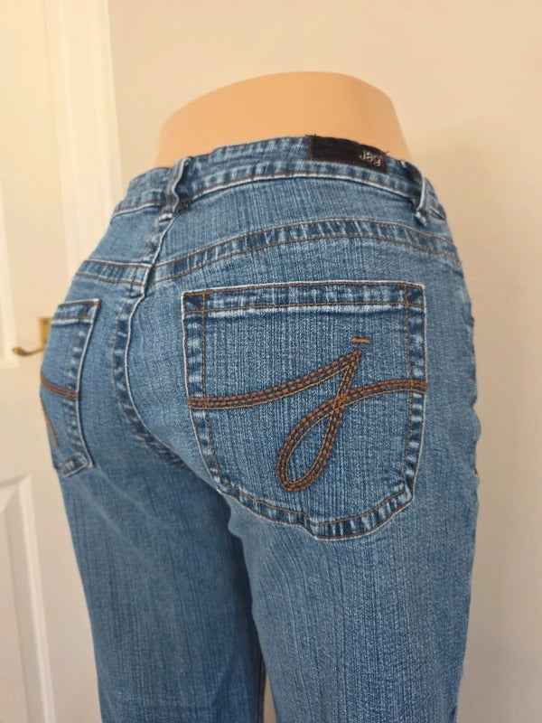 Jag Vintage Y2K Mid Rise Relaxed Bootcut Jeans UK Size 10
