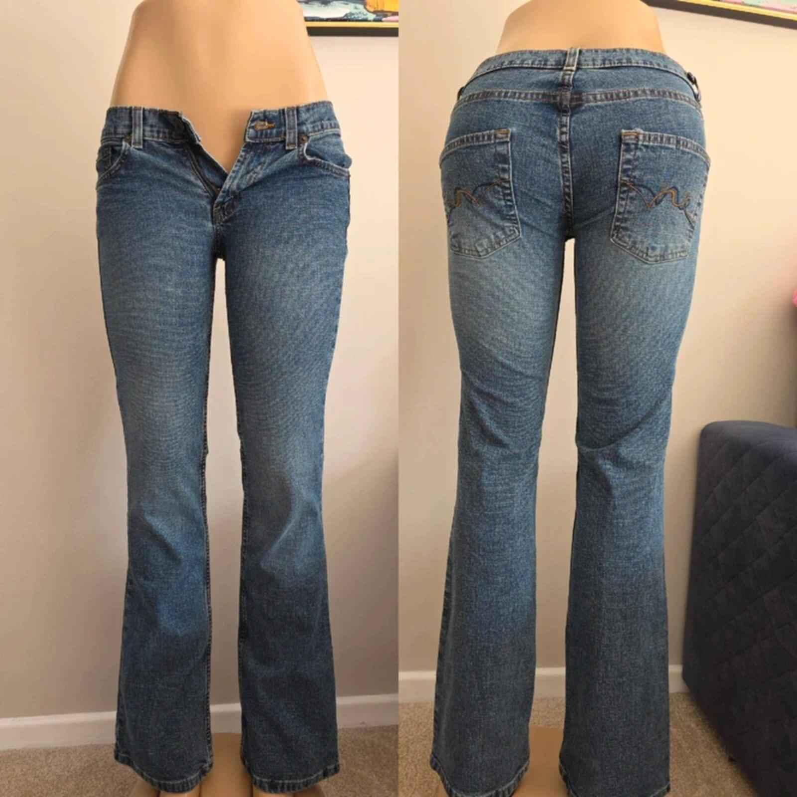 Mossimo Low Rise Bootcut Vintage Y2K Jeans UK Size 4/6