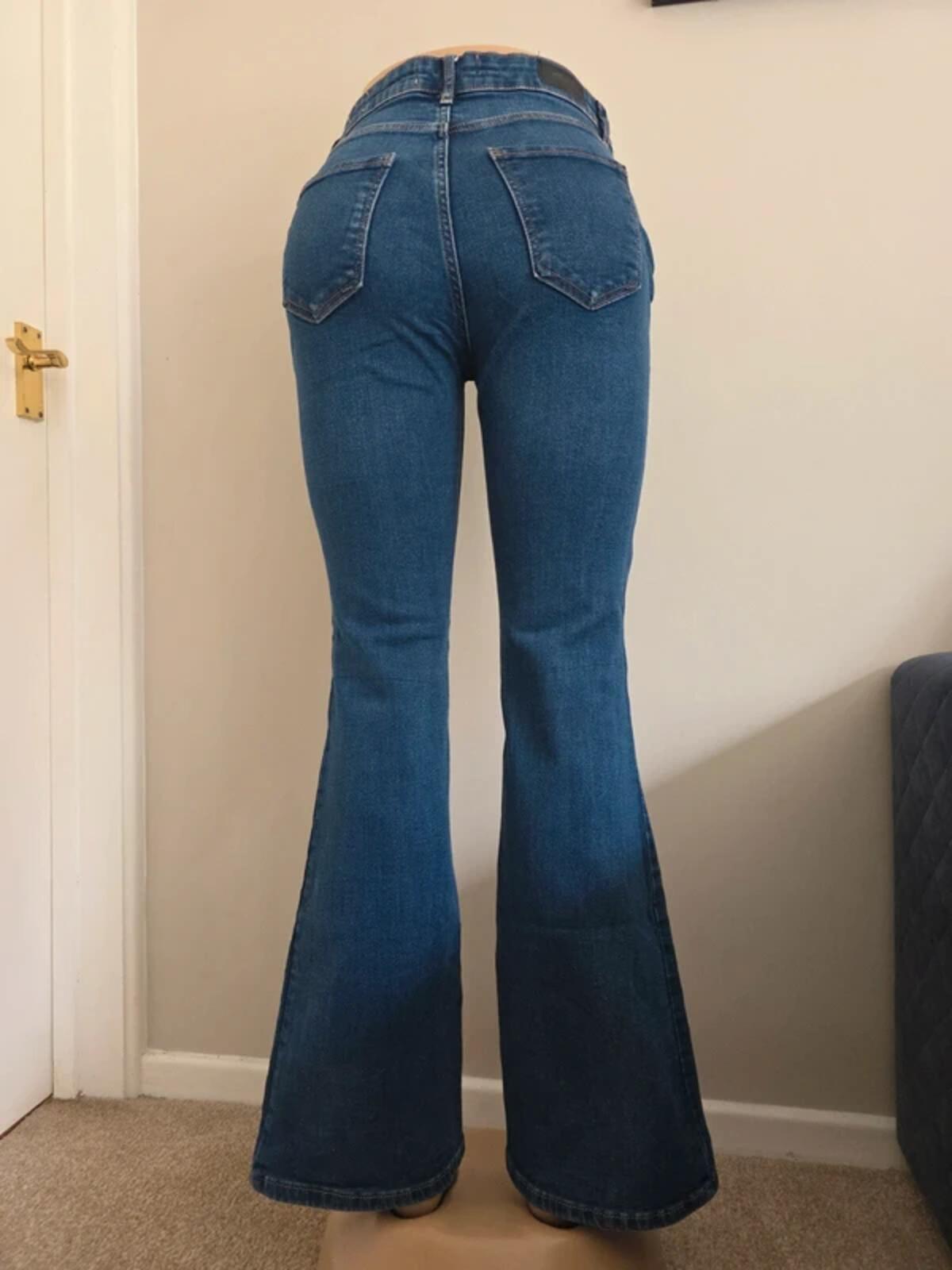 LC Waikiki Jeans High Rise Flared Vintage Y2K Jeans UK Size 10