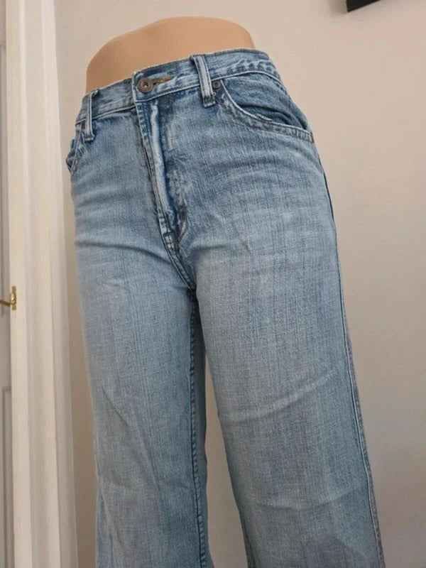 Bailey’s Pt. Vintage Y2K Mid Rise Wide Leg Bootcut Jeans UK Size 8/10 Petite