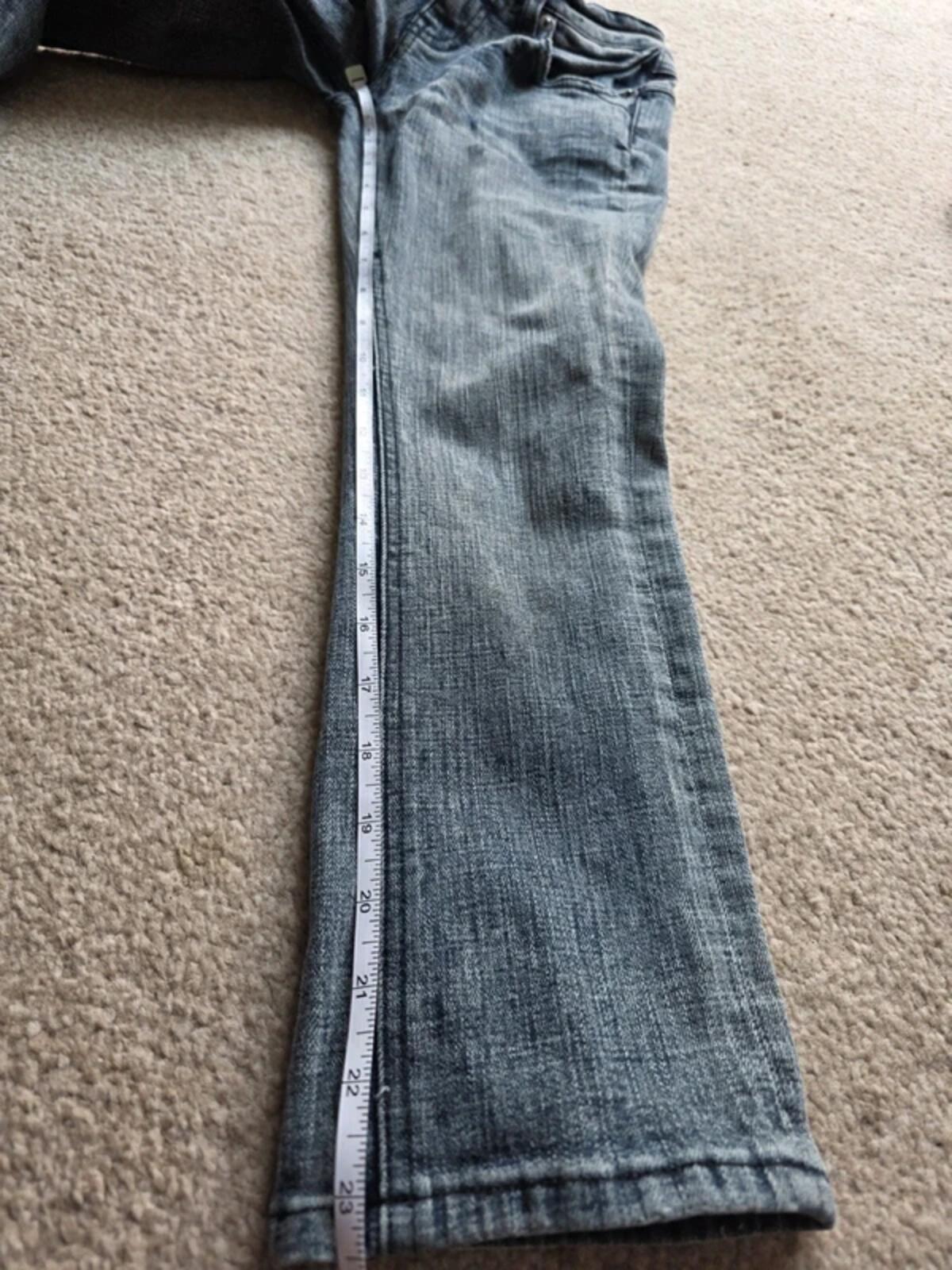 Cecil McBee Ultra Low Rise Capri Jeans UK Size 4